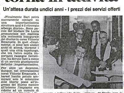 Il Diurno chiuse nel 1971, anche se nel 1983 il Comune decise di riaprirlo. Venne stanziata l�ingente somma di 400 milioni di lire per ristrutturare il Diurno, nel frattempo rovinato dallo scorrere del tempo e dall�opera dei vandali